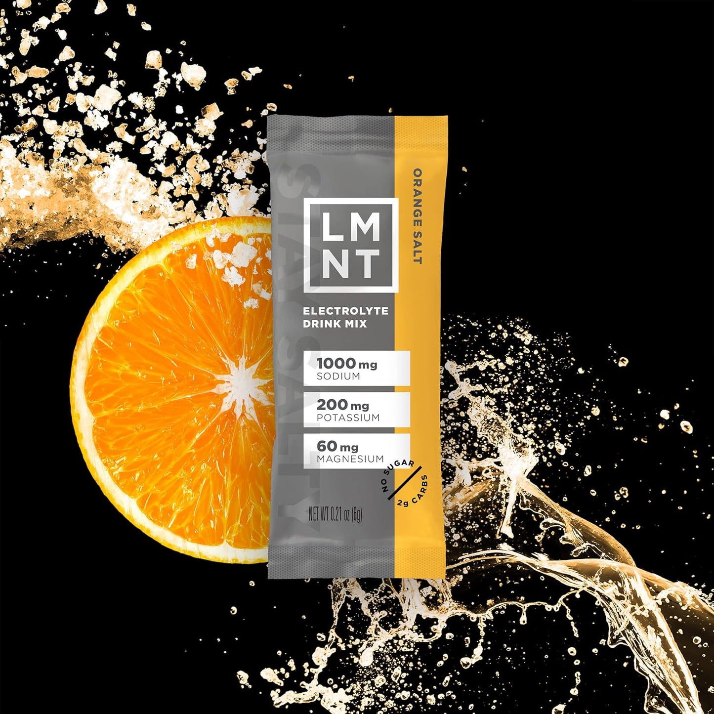 LMNT Zero Sugar Electrolytes - Citrus Salt | Drink Mix | 30 Count