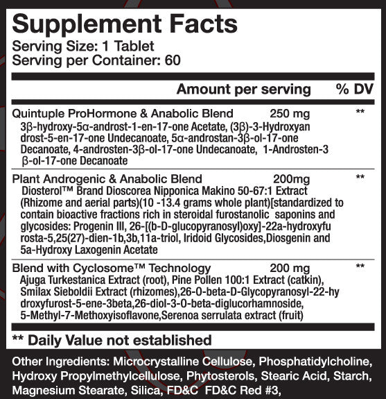 Innovative Labs Monster Plexx - 60 Tablets - Anabolic Quadruple Stack