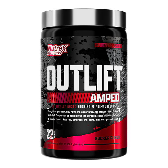 Outlift Amped CLINICALLY DOSED HIGH-STIM PRE-WORKOUT