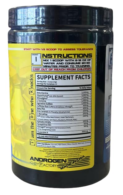 Androgen Heisenberg Pre-Workout-Capn' Cooks Candy