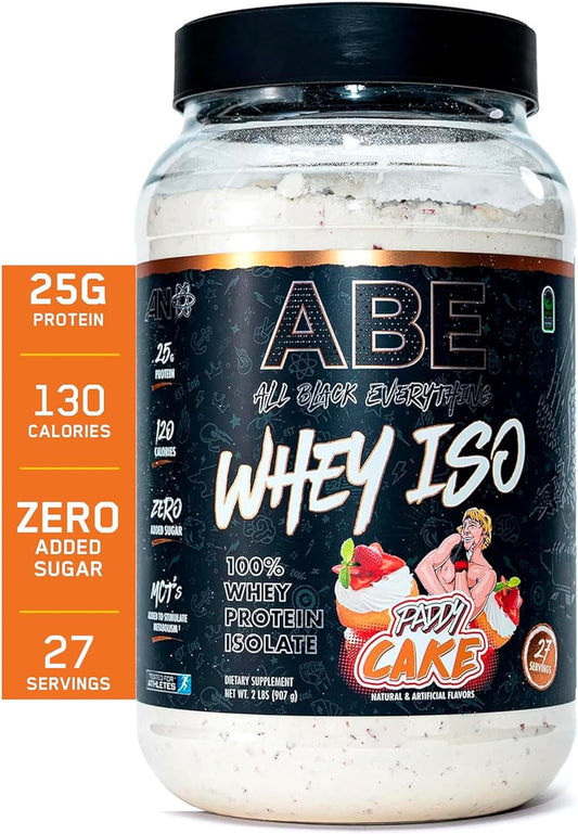 All Black Everything (ABE) 25g Whey Protein Powder