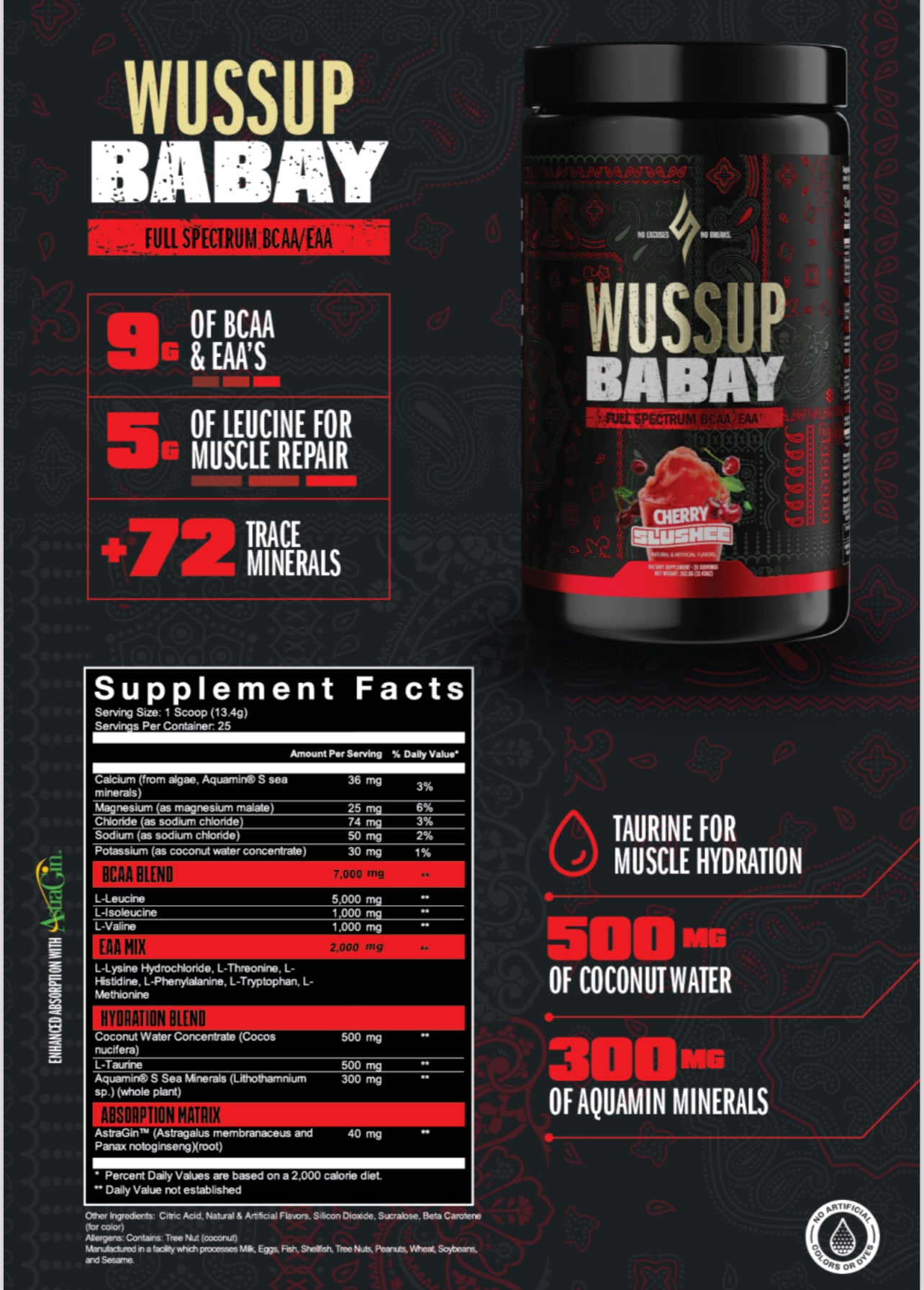 STAX Wussup Babay- Hydration Aminos