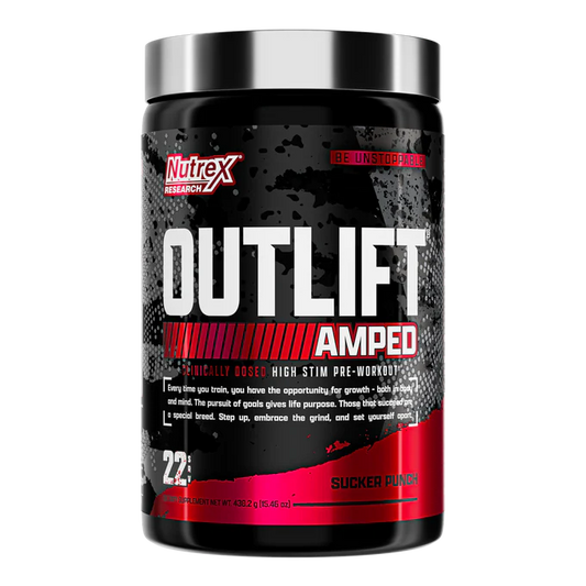 Outlift Amped CLINICALLY DOSED HIGH-STIM PRE-WORKOUT