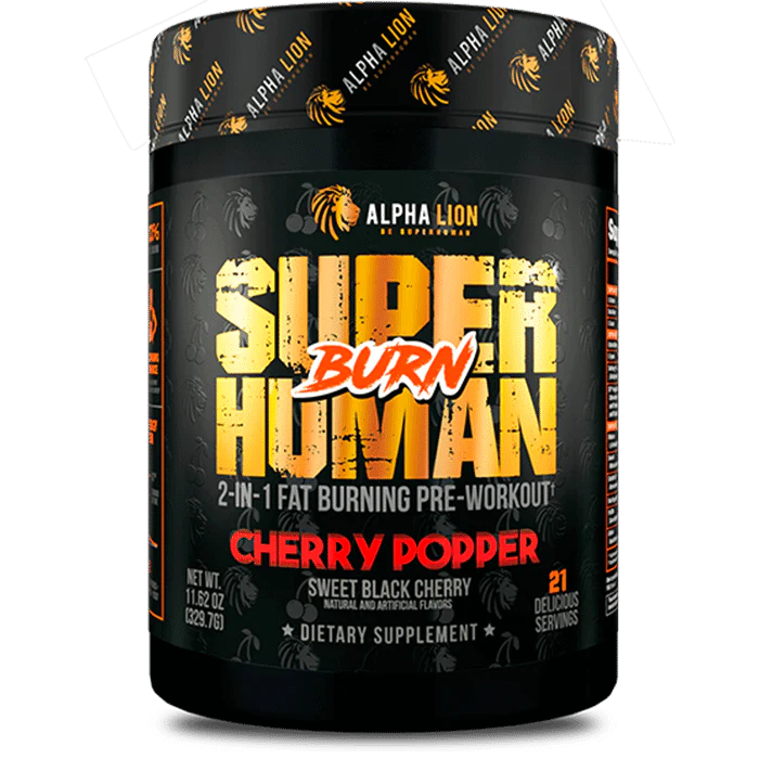 Alpha Lion Super Human Burn Extreme 2-in-1 Extreme Energy + Fat Burning Pre-Workout