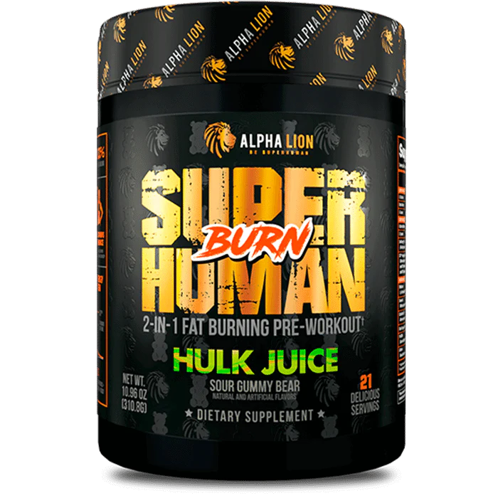 Alpha Lion Super Human Burn Extreme 2-in-1 Extreme Energy + Fat Burning Pre-Workout