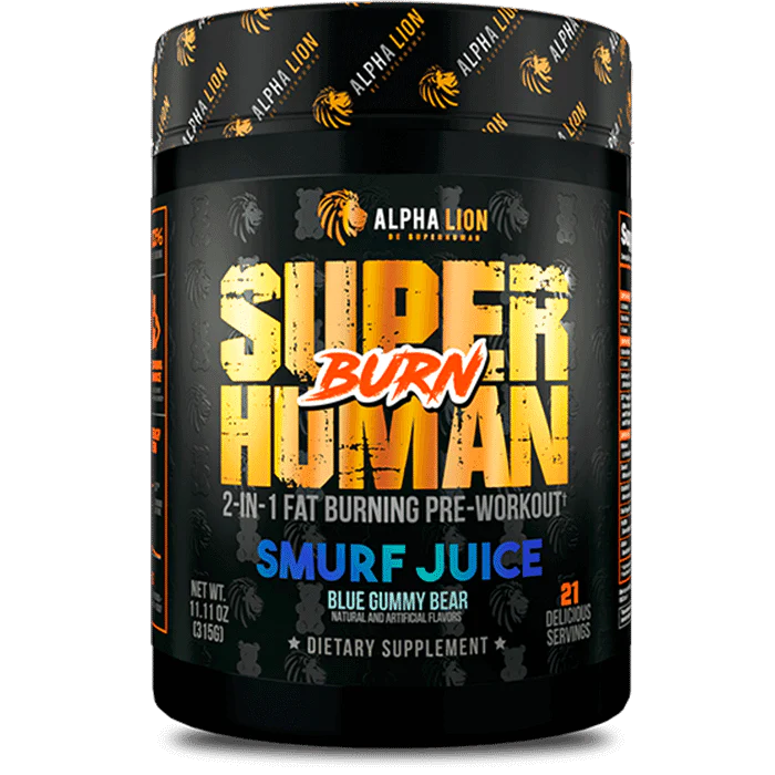 Alpha Lion Super Human Burn Extreme 2-in-1 Extreme Energy + Fat Burning Pre-Workout