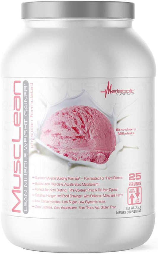 Metabolic Nutrition - Musclean - Milkshake, Whey High Protein