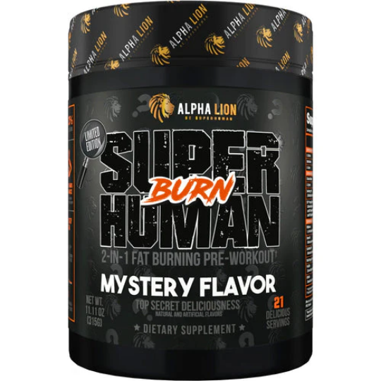 Alpha Lion Super Human Burn Extreme 2-in-1 Extreme Energy + Fat Burning Pre-Workout